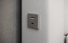 Luxuriöses Samt-Boxspringbett Troja mit Stauraum, RGB-LED, USB-Anschluss, USBC, Fernbedienung