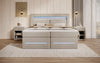 Minera Boxspringbett mit LED, USB, Stauraum – Luxuriöser Schlafkomfort