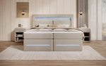 Lade das Bild in den Galerie-Viewer, Minera Boxspringbett mit LED, USB, Stauraum – Luxuriöser Schlafkomfort
