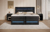 Minera Boxspringbett mit LED, USB, Stauraum – Luxuriöser Schlafkomfort