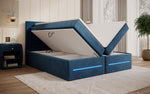 Lade das Bild in den Galerie-Viewer, Minera Boxspringbett mit LED, USB, Stauraum – Luxuriöser Schlafkomfort
