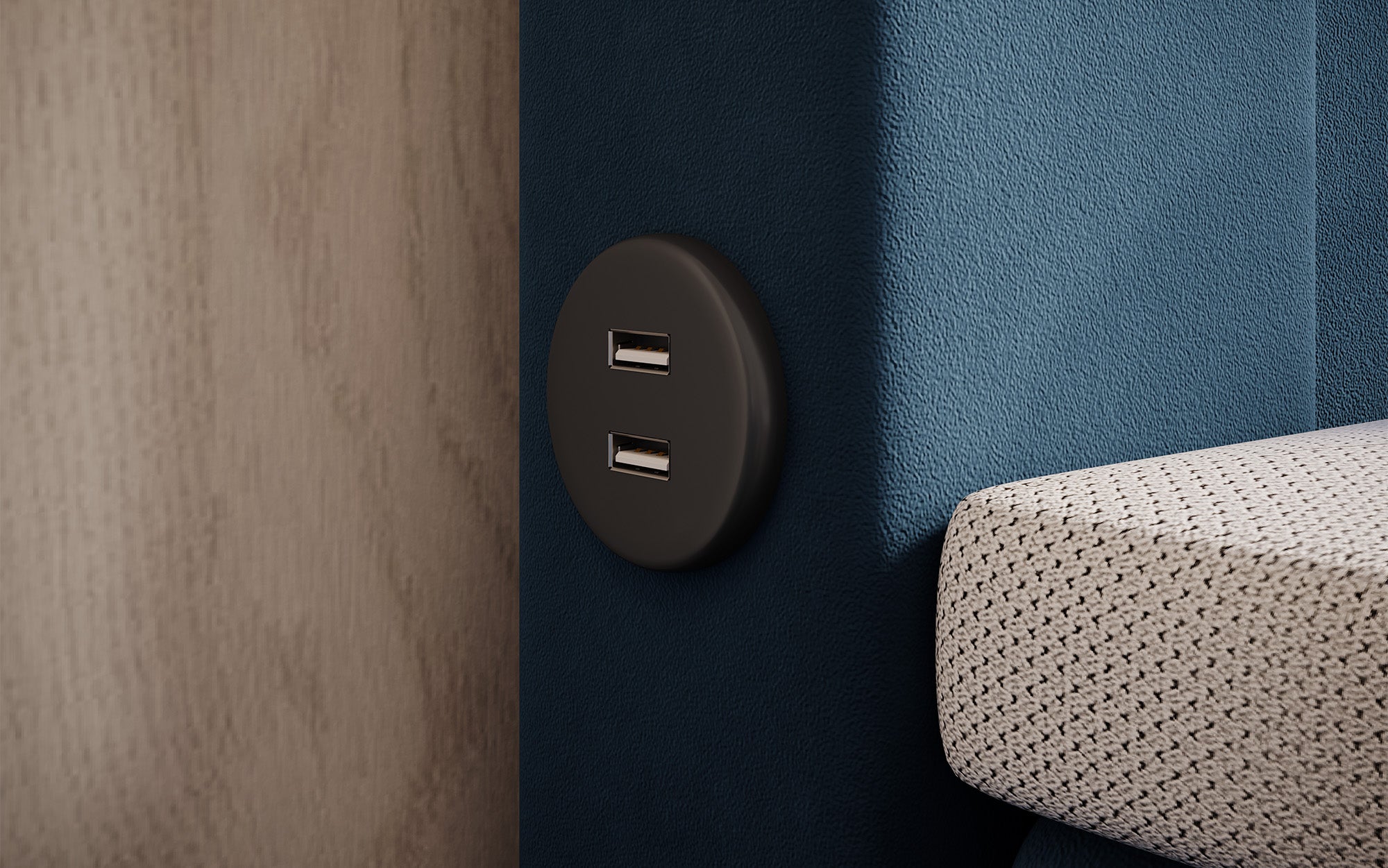 Minera Boxspringbett mit LED, USB, Stauraum – Luxuriöser Schlafkomfort