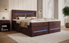 Minera Boxspringbett mit LED, USB, Stauraum – Luxuriöser Schlafkomfort