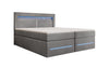 Minera Boxspringbett mit LED, USB, Stauraum – Luxuriöser Schlafkomfort