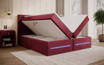 Lade das Bild in den Galerie-Viewer, Minera Boxspringbett mit LED, USB, Stauraum – Luxuriöser Schlafkomfort
