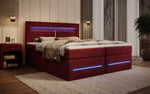Lade das Bild in den Galerie-Viewer, Minera Boxspringbett mit LED, USB, Stauraum – Luxuriöser Schlafkomfort
