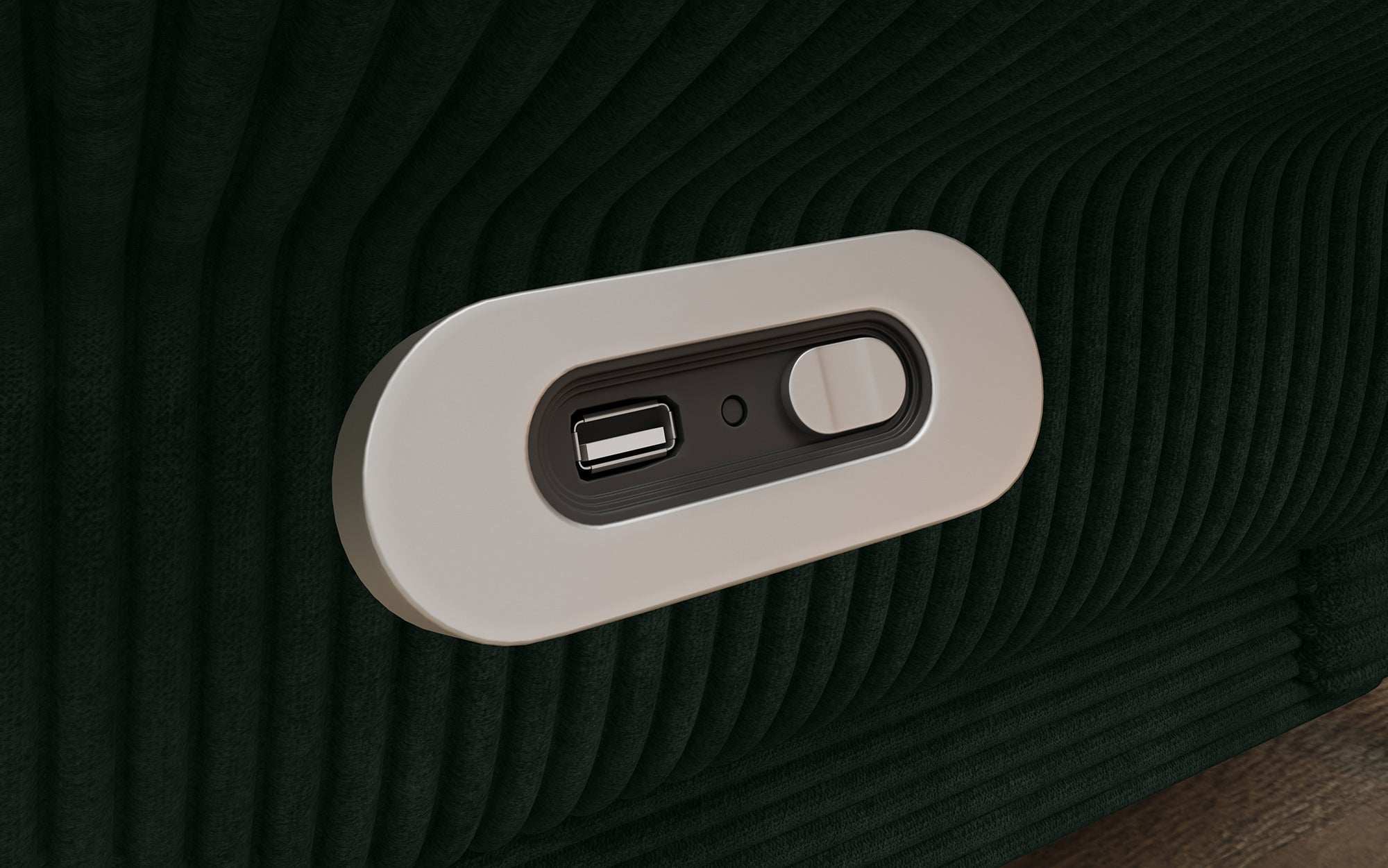 Luxuriöses Designer Sofa Genova I mit elektrischer Sitzverlängerung, USB, Schlaf- & Klappfunktion