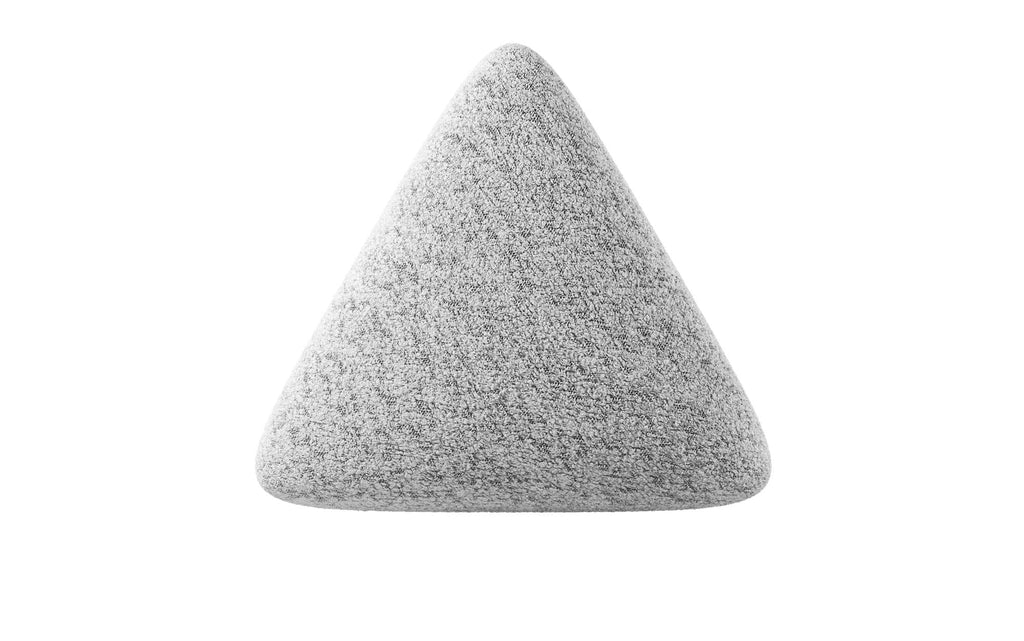 Elegantes Dreieckiges Bouclé Zierkissen Nook für Stilvolle Gemütlichkeit Zuhause