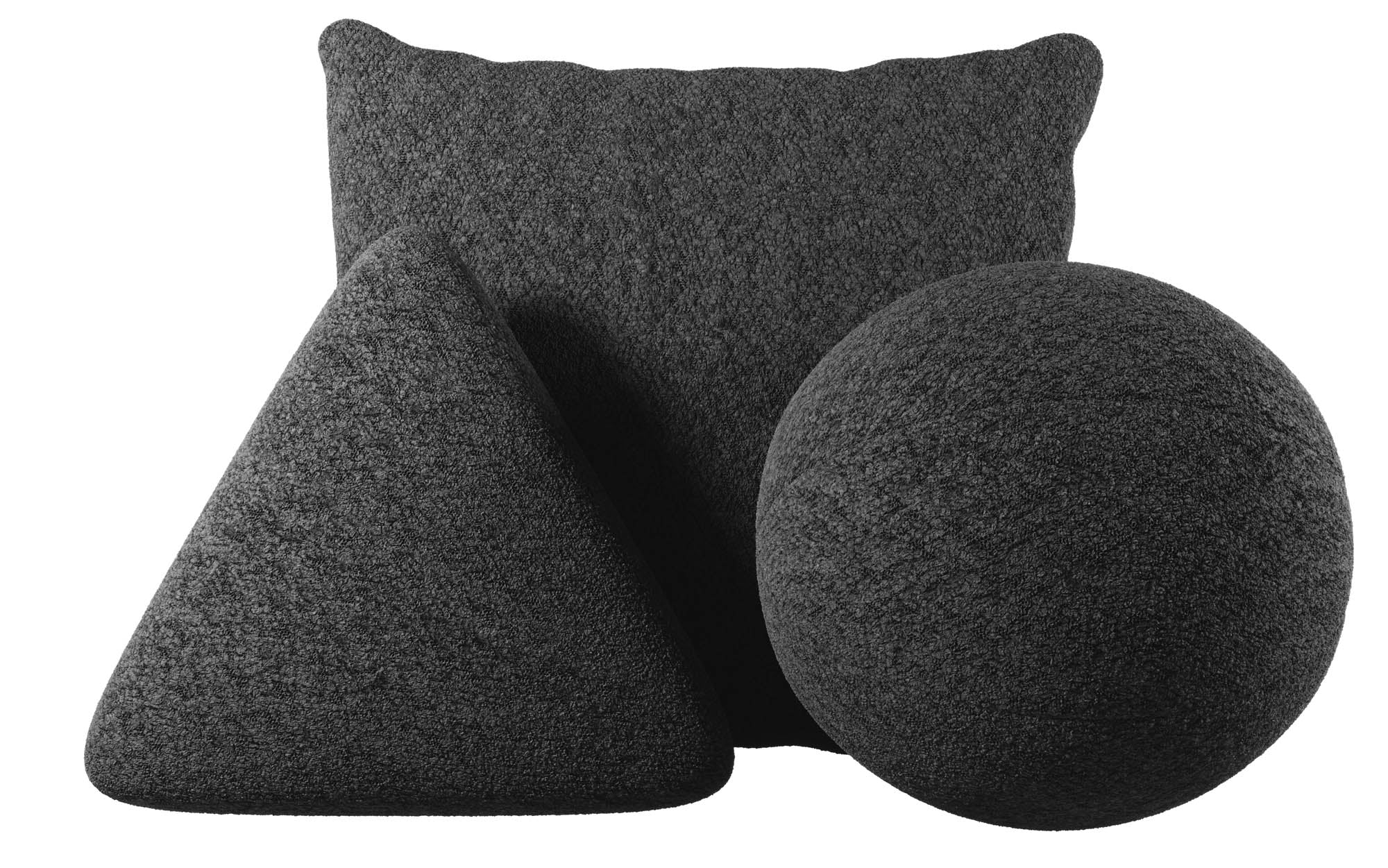 Luxuriöses Bouclé Zierkissen Set Gava Sphere Nook – Weich & Stilvoll