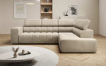 Lade das Bild in den Galerie-Viewer, Luxuriöses Designer Sofa Aurora L mit Elektrischer Schlaffunktion, Kopfstützen &amp; Stauraum
