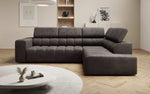 Lade das Bild in den Galerie-Viewer, Luxuriöses Designer Sofa Aurora L mit Elektrischer Schlaffunktion, Kopfstützen &amp; Stauraum
