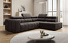 Luxuriöses Designer Sofa Aurora L mit Elektrischer Schlaffunktion, Kopfstützen & Stauraum