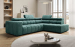 Lade das Bild in den Galerie-Viewer, Luxuriöses Designer Sofa Aurora L mit Elektrischer Schlaffunktion, Kopfstützen &amp; Stauraum
