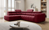 Luxuriöses Designer Sofa Aurora L mit Elektrischer Schlaffunktion, Kopfstützen & Stauraum