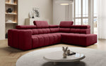 Lade das Bild in den Galerie-Viewer, Luxuriöses Designer Sofa Aurora L mit Elektrischer Schlaffunktion, Kopfstützen &amp; Stauraum
