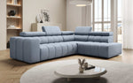 Lade das Bild in den Galerie-Viewer, Luxuriöses Designer Sofa Aurora L mit Elektrischer Schlaffunktion, Kopfstützen &amp; Stauraum
