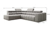 Luxuriöses Designer Sofa Aurora L mit Elektrischer Schlaffunktion, Kopfstützen & Stauraum