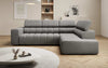 Luxuriöses Designer Sofa Aurora L mit Elektrischer Schlaffunktion, Kopfstützen & Stauraum