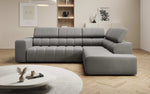 Lade das Bild in den Galerie-Viewer, Luxuriöses Designer Sofa Aurora L mit Elektrischer Schlaffunktion, Kopfstützen &amp; Stauraum
