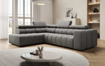 Lade das Bild in den Galerie-Viewer, Luxuriöses Designer Sofa Aurora L mit Elektrischer Schlaffunktion, Kopfstützen &amp; Stauraum
