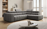 Lade das Bild in den Galerie-Viewer, Luxuriöses Designer Sofa Aurora L mit Elektrischer Schlaffunktion, Kopfstützen &amp; Stauraum

