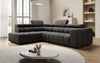 Luxuriöses Designer Sofa Aurora L mit Elektrischer Schlaffunktion, Kopfstützen & Stauraum