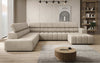 Luxuriöses Aurora Maxi Samt Designer Sofa mit Elektrischer Sitzerweiterung und Schlafsofa-Funktion