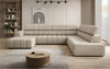 Luxuriöses Aurora Maxi Samt Designer Sofa mit Elektrischer Sitzerweiterung und Schlafsofa-Funktion