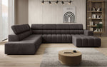 Lade das Bild in den Galerie-Viewer, Luxuriöses Aurora Maxi Samt Designer Sofa mit Elektrischer Sitzerweiterung und Schlafsofa-Funktion
