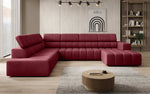 Lade das Bild in den Galerie-Viewer, Luxuriöses Aurora Maxi Samt Designer Sofa mit Elektrischer Sitzerweiterung und Schlafsofa-Funktion
