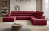 Luxuriöses Aurora Maxi Samt Designer Sofa mit Elektrischer Sitzerweiterung und Schlafsofa-Funktion