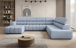Lade das Bild in den Galerie-Viewer, Luxuriöses Aurora Maxi Samt Designer Sofa mit Elektrischer Sitzerweiterung und Schlafsofa-Funktion
