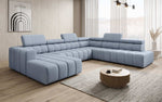 Lade das Bild in den Galerie-Viewer, Luxuriöses Aurora Maxi Samt Designer Sofa mit Elektrischer Sitzerweiterung und Schlafsofa-Funktion
