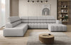 Luxuriöses Aurora Maxi Samt Designer Sofa mit Elektrischer Sitzerweiterung und Schlafsofa-Funktion