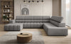 Luxuriöses Aurora Maxi Samt Designer Sofa mit Elektrischer Sitzerweiterung und Schlafsofa-Funktion