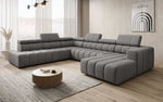 Lade das Bild in den Galerie-Viewer, Luxuriöses Aurora Maxi Samt Designer Sofa mit Elektrischer Sitzerweiterung und Schlafsofa-Funktion
