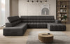 Luxuriöses Aurora Maxi Samt Designer Sofa mit Elektrischer Sitzerweiterung und Schlafsofa-Funktion