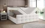 Lade das Bild in den Galerie-Viewer, Luxor Bouclé Boxspringbett: Elegantes Design, Gemütlicher Schlaf, Praktischer Stauraum

