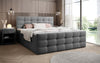 Luxor Bouclé Boxspringbett: Elegantes Design, Gemütlicher Schlaf, Praktischer Stauraum