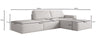 Luxuriöses Modulares Ecksofa Yuma mit Bouclé-Stoff und Beistellhocker – Perfekt für Ihr Wohnzimmer