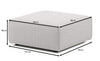 Luxuriöser Runder Yuma Bouclé Hocker 100cm – Vielseitig, Stilvoll & Bequem