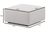 Yuma Bouclé Hocker 80 cm – Moderner, bequemer Polstersitz für stilvolles Wohnen