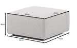 Lade das Bild in den Galerie-Viewer, Luxuriöser Yuma Bouclé Beistellhocker 80cm – Moderner Vielseitiger Sitzpouf für Zuhause
