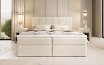 Lade das Bild in den Galerie-Viewer, Luxuriöses Boxspringbett Aurelia Bouclé mit Stauraum – Komfortabel, Modern, Platzsparend
