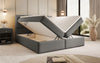 Luxuriöses Boxspringbett Aurelia Stoffbett mit Integriertem Stauraum für Schlafzimmer