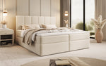 Lade das Bild in den Galerie-Viewer, Aurelia Bouclé Boxspringbett mit Stauraum: Luxus Schlafkomfort &amp; Praktische Eleganz

