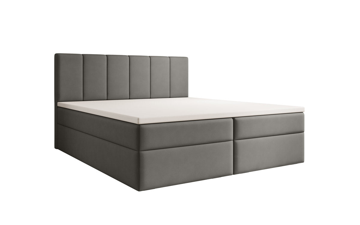 Luxuriöses Boxspringbett Aurelia Stoffbett mit Integriertem Stauraum für Schlafzimmer