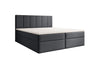 Luxuriöses Boxspringbett Aurelia Stoffbett mit Integriertem Stauraum für Schlafzimmer