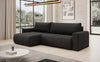 Modernes Designer Ecksofa Venezia mit Schlaffunktion, Stauraum, und Stoffbezug