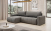 Modernes Designer Ecksofa Venezia mit Schlaffunktion, Stauraum, und Stoffbezug